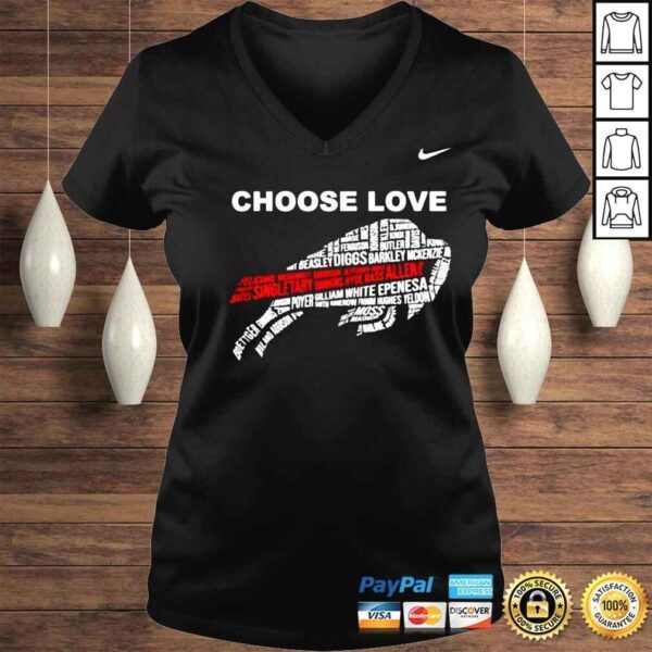 Choose Love Buffalo Shirt Stop Hate End Racism Equal Rights Shirt - Image 2