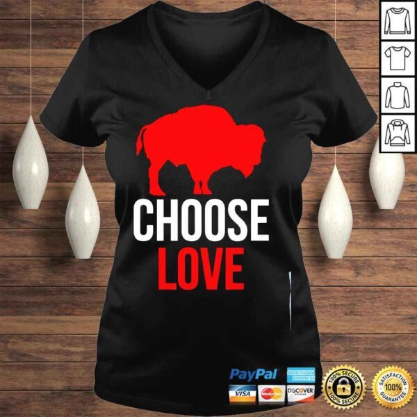 Choose love buffalo shirt - Image 2