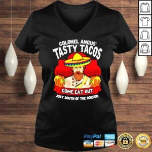 VLadies Colonel Angus� Tasty Tacos shirt