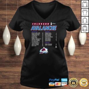 VLadies Colorado Avalanche 2022 Stanley Cup Final Forwards Defense Goalies shirt