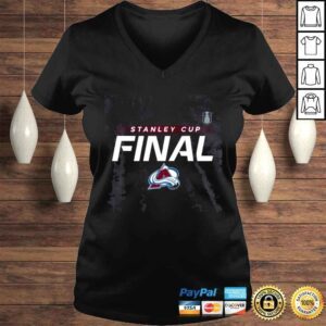 VLadies Colorado Avalanche 2022 Stanley Cup Final Gray Tee Shirt