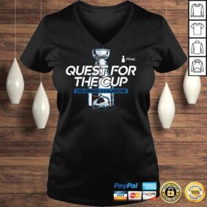 VLadies Colorado Avalanche 2022 Stanley Cup Final Quest For The Cup shirt