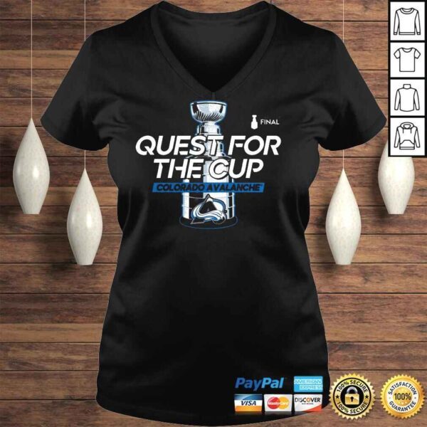 Colorado Avalanche 2022 Stanley Cup Final Quest For The Cup shirt - Image 2