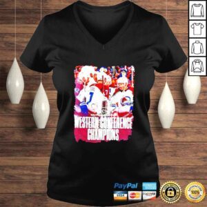 VLadies Colorado Avalanche 2022 Stanley Cup Final Western Conference Champs shirt