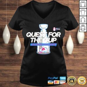 VLadies Colorado Avalanche 2022 Stanley Cup Quest For The Cup shirt