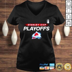 VLadies Colorado Avalanche Authentic Pro 2022 Stanley Cup Playoffs Pullover shirt