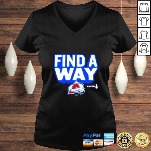 Colorado Avalanche Find A Way shirt - Image 2