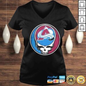 VLadies Colorado Avalanche Grateful Dead shirt