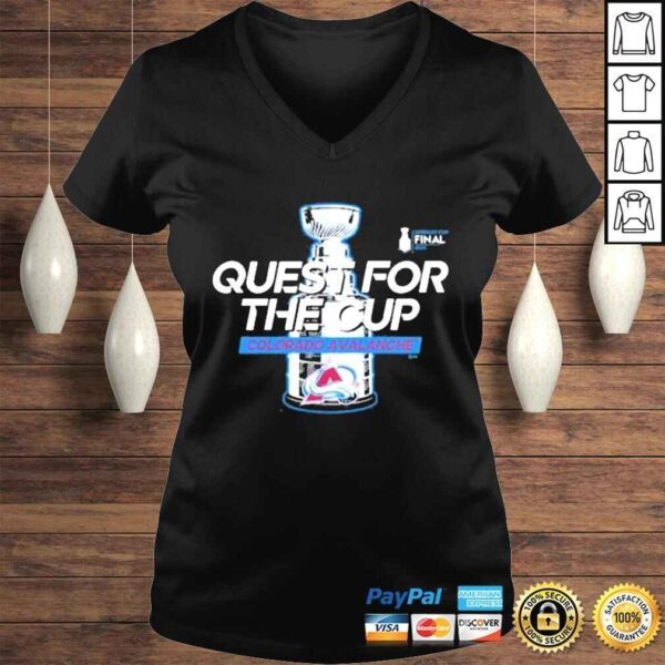 Colorado Avalanche Quest For The Cup Stanley Cup Final Shirt - Image 2