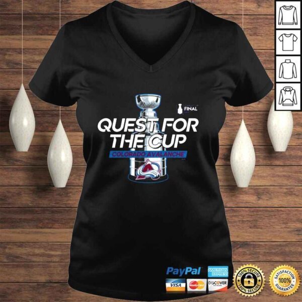 Colorado Avalanche Quest For the Cup Stanley Cup Final 2022 shirt - Image 2