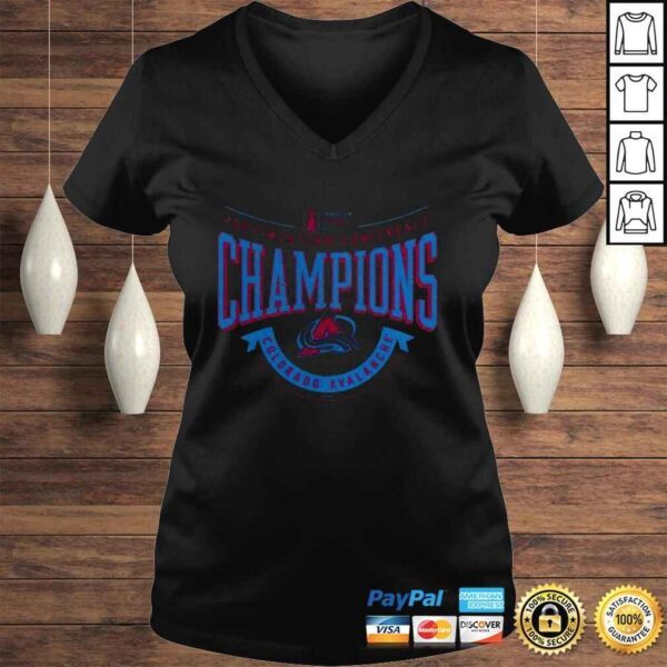 Colorado Avalanche Stanley Cup Final 2022 Western Conference Champions shirt - Image 2