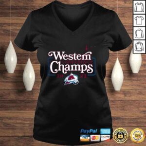 VLadies Colorado Avalanche Western Conference Champs 2022 Stanley cup Final shirt