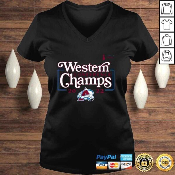 Colorado Avalanche Western Conference Champs 2022 Stanley cup Final shirt - Image 2