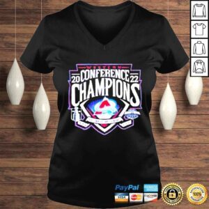 VLadies Colorado avalanche western conference champions 2022 stanley cup playoffs shirt