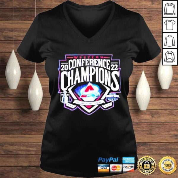 Colorado avalanche western conference champions 2022 stanley cup playoffs shirt - Image 2