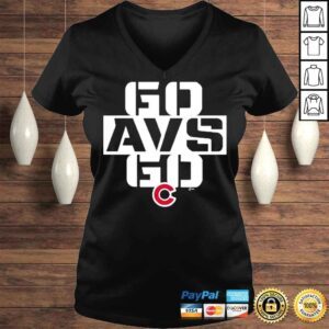 VLadies Colorado shoot to score go avs go shirt