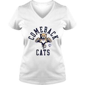 VLadies Comeback cats Florida panthers 2022 stanley cup playoffs shirt