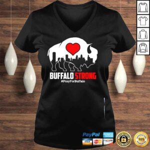 VLadies Community strength pray support new york buffalo strong shirt