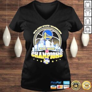 VLadies Congratulations Golden State Warriors dub nation 2022 Western Conference Champions shirt