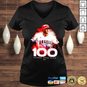 VLadies Congratulations Shohei Ohtani 100 Career Home Runs shirt