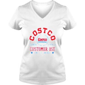 VLadies Costco Customer 1st family of companies shirt