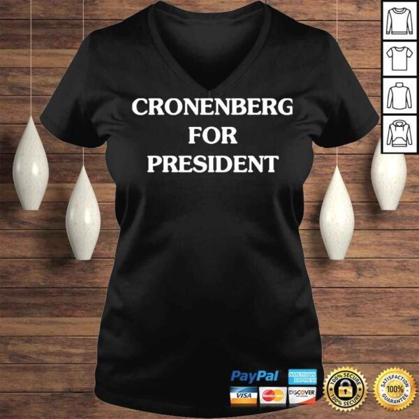 Cronenberg For President Rick And Morty TShirt - Image 2