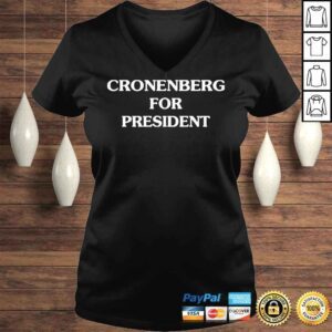 VLadies Cronenberg For President Shirt