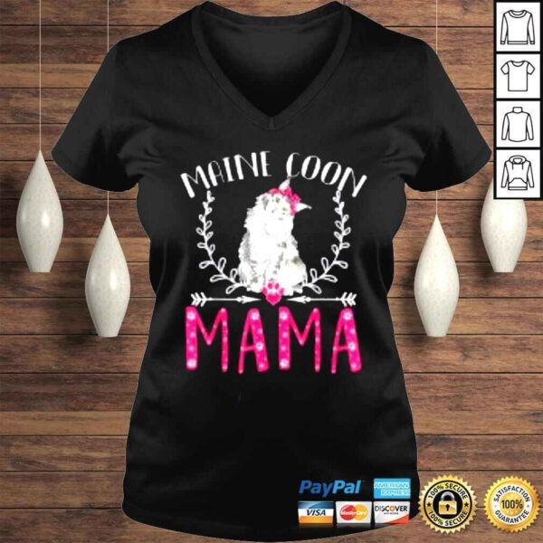 Cute Maine Coon Main Coon Mama Mother Day Shirt - Image 2