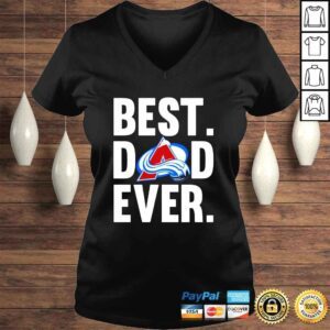 VLadies Dad Ever Colorado Avalanche logo shirt