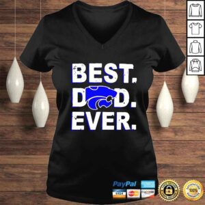 VLadies Dad Ever Kansas State Wildcats Fathers Day shirt