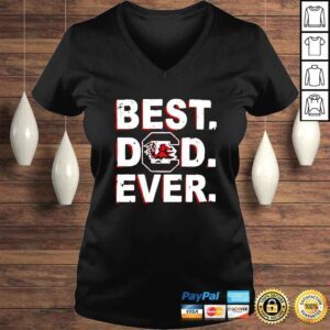 VLadies Dad Ever South Carolina Gamecocks Fathers Day shirt