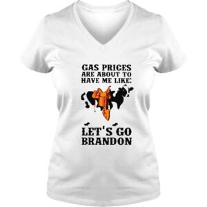 VLadies Dairy cow gas prices are about to have me like lets go brandon shirt