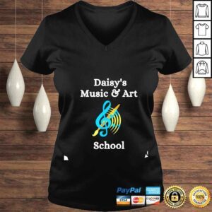 VLadies Daisys music and art school shirt