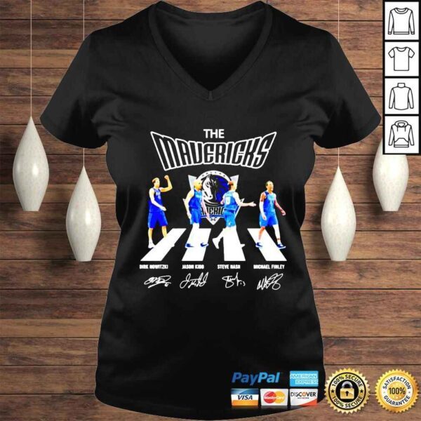 Dallas Mavericks Abbey Road singatures shirt - Image 2