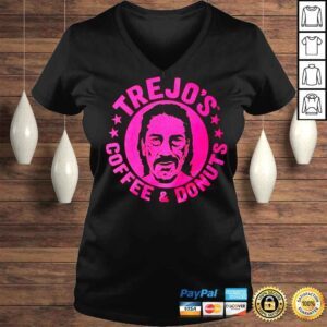 VLadies Danny Trejo Trejos Coffee And Donuts TShirt