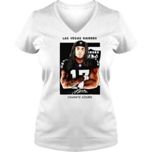 VLadies Davante Adams Las Vegas Raiders signature shirt