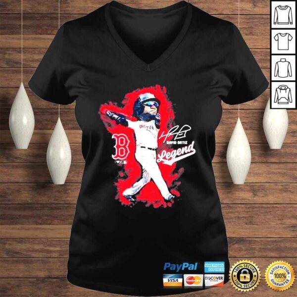 David Ortiz Boston Red Sox Fanatics Legend Graphic 2022 Shirt - Image 2