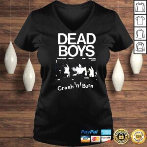 VLadies Dead Boys Crash N Burn Shirt