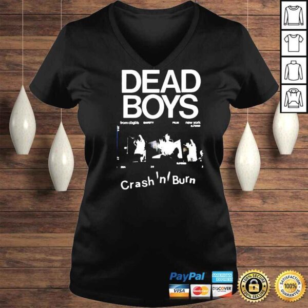 Dead Boys Crash N Burn Shirt - Image 2