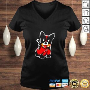 VLadies Deadpool corgi CorgiPool shirt