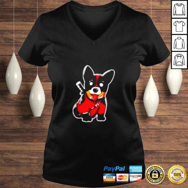 Deadpool corgi CorgiPool shirt - Image 2