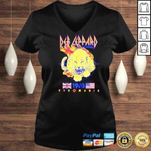 VLadies Def Leppard 1983 Pyromania Us Tour Shirt