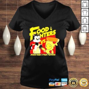 VLadies Degen toonz x food fighters shirt