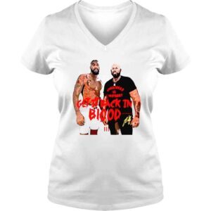 VLadies Deontay Wilder and Malik Scott get it black in blood artmanboxing shirt