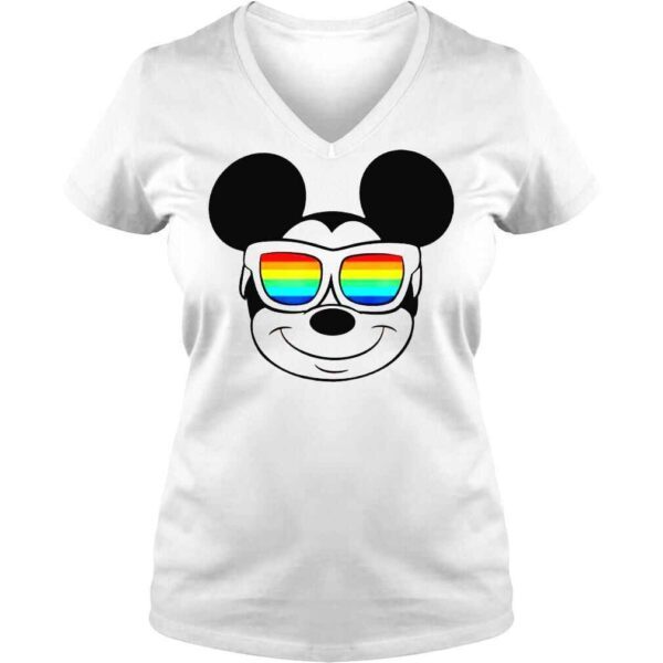 Disney Mickey Mouse Rainbow Sunglasses T Shirt - Image 2