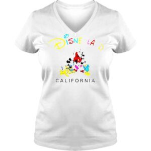 VLadies Disneyland California Disney Cartoon Est 1955 T Shirt