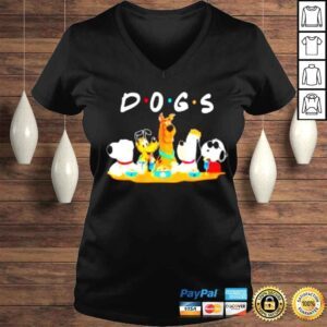 VLadies Dogs Friends Scooby Doo Goofy Pluto Brian Snoopy shirt