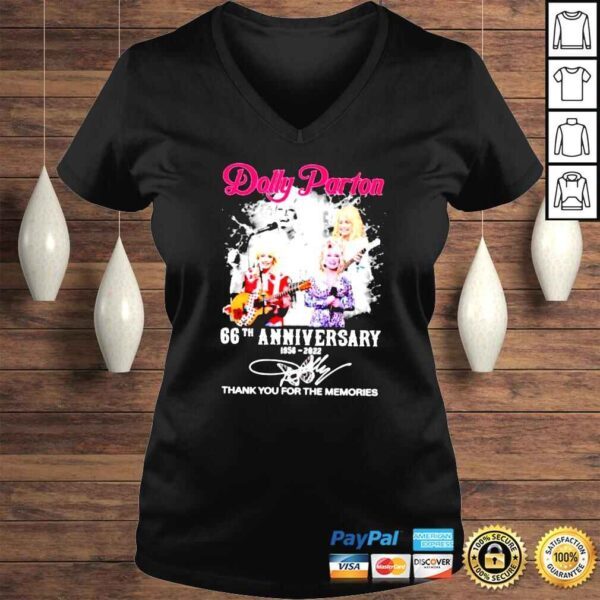 Dolly Parton 66th Anniversary 1956 2022 signature shirt - Image 2