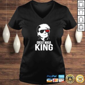 VLadies Donald Trump 2024 The Great Maga King Shirt