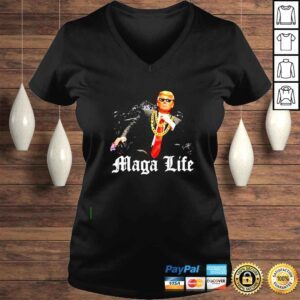 VLadies Donald Trump MAGA Life shirt